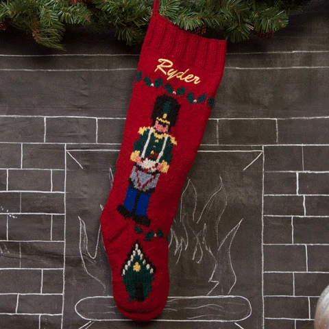 Cozy Knitted Christmas Stocking Handcrafted Holiday Cheer